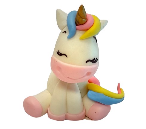 ADOR MINI UNICORNIO SENTADO A. PORC FRIA x 1